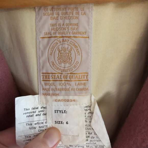 Rare vintage Hudson’s Bay wool jacket - Picture 5 of 6